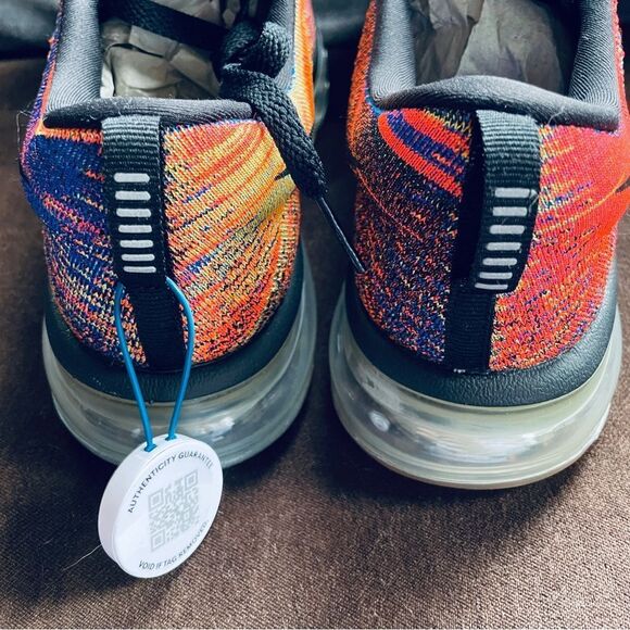New NIKE FLYKNIT MAX Mens 8.5 US or Womens 10 concord crimson main image 9